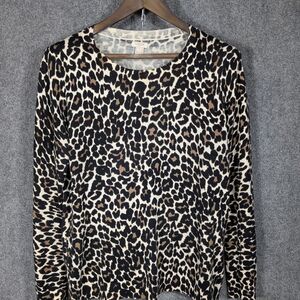 J. Crew Leopard Print Sweater